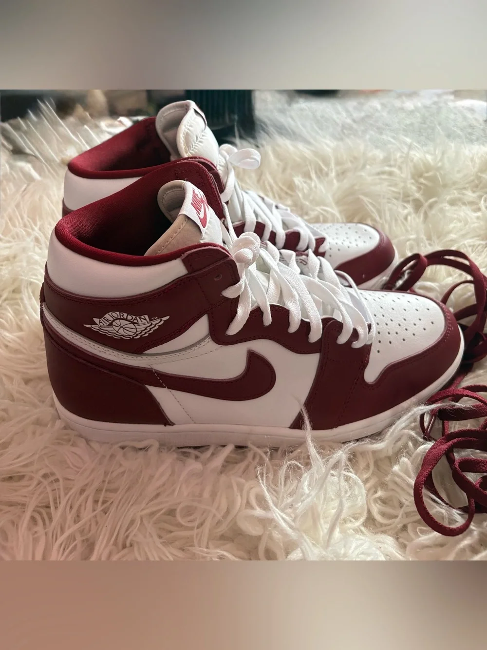 Nike Air Jordan 1 High OG Team Red White Men’s Size 11